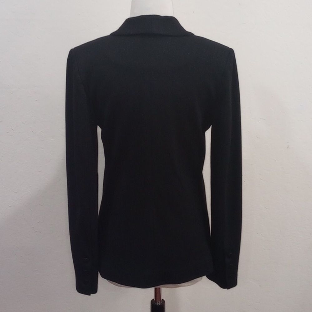 Scotch & Soda Maison Scotch Grandiose Formidable Black Knit Glitter Blazer - S - Picture 3 of 12